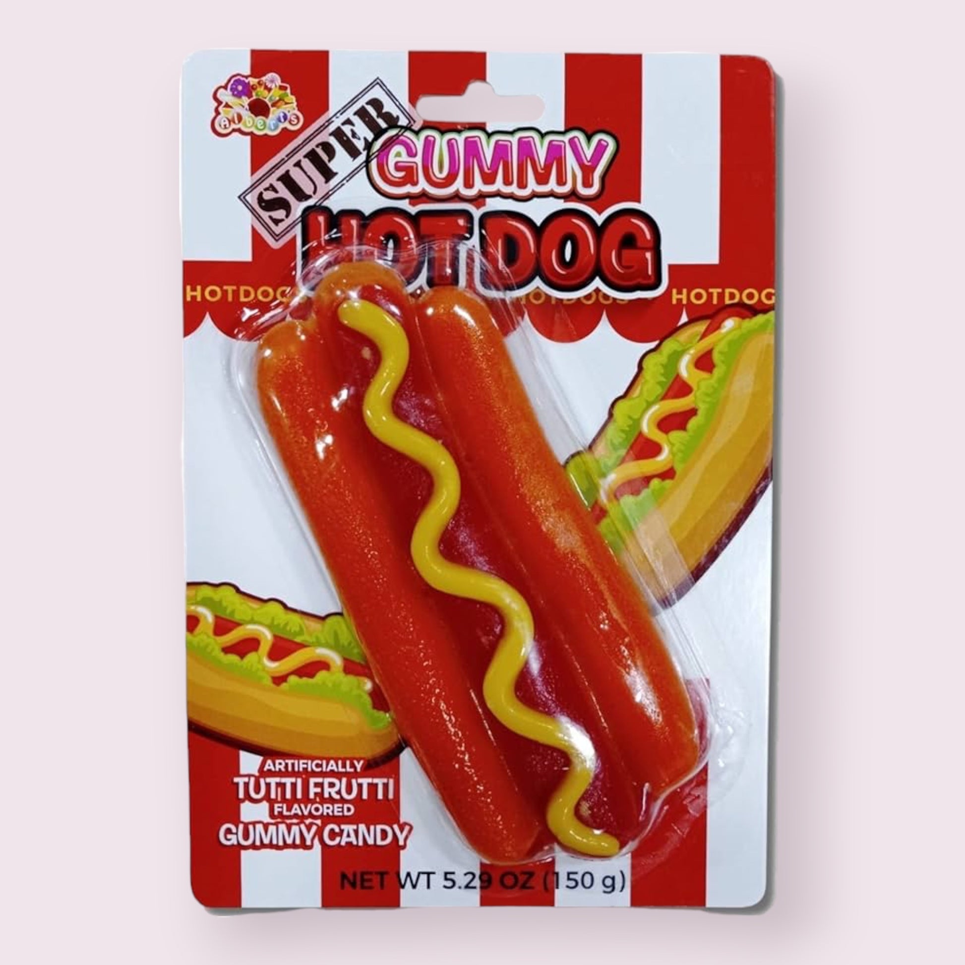 Albert’s Giant Gummy Hotdog  Pixie Candy Shoppe   