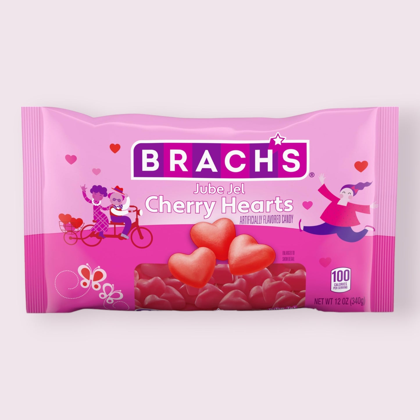 Brach’s Jube Jel Cherry Hearts Bag  Pixie Candy Shoppe   