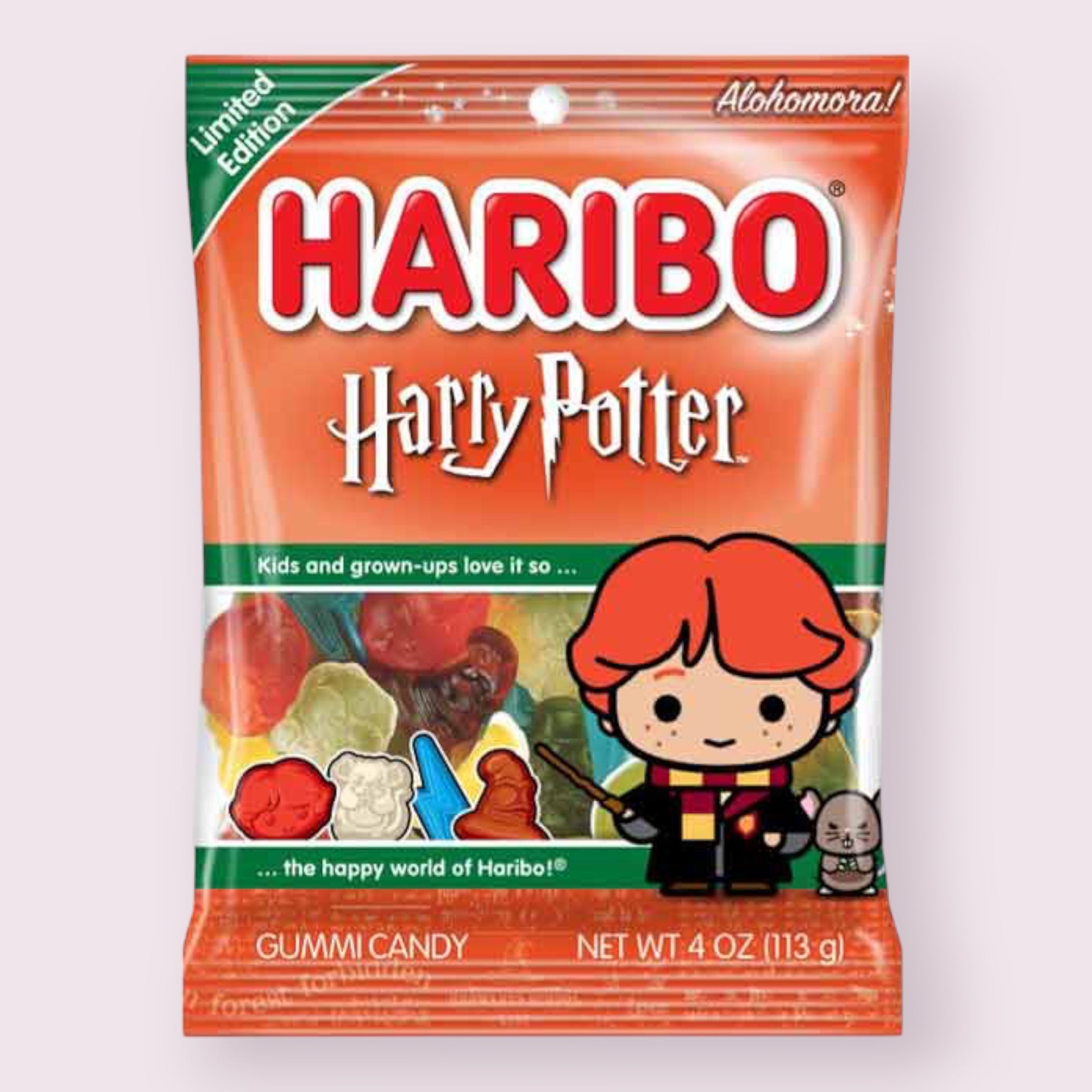 Harry Potter Ron Weasley Haribo Gummies Bag Pixie Candy Shoppe