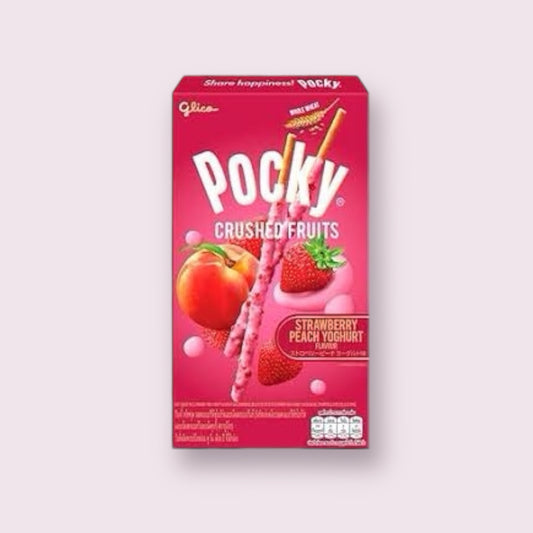 Pocky Crushed Fruits  Strawbery & Peach Yogurt  Pixie Candy Shoppe   