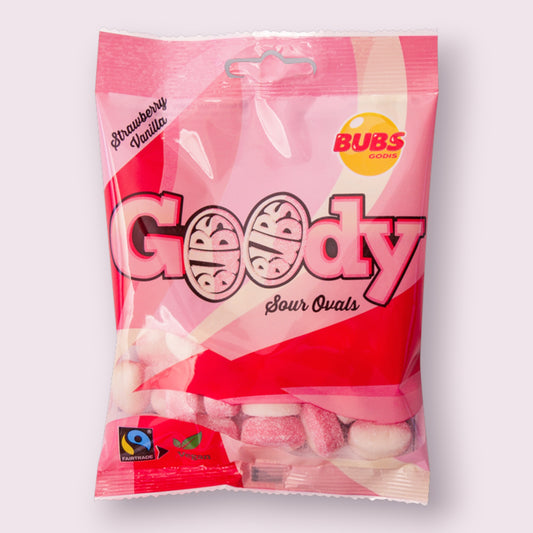 Bubs Goody Sour Ovals Strawberry & Vanilla Pixie Candy Shoppe