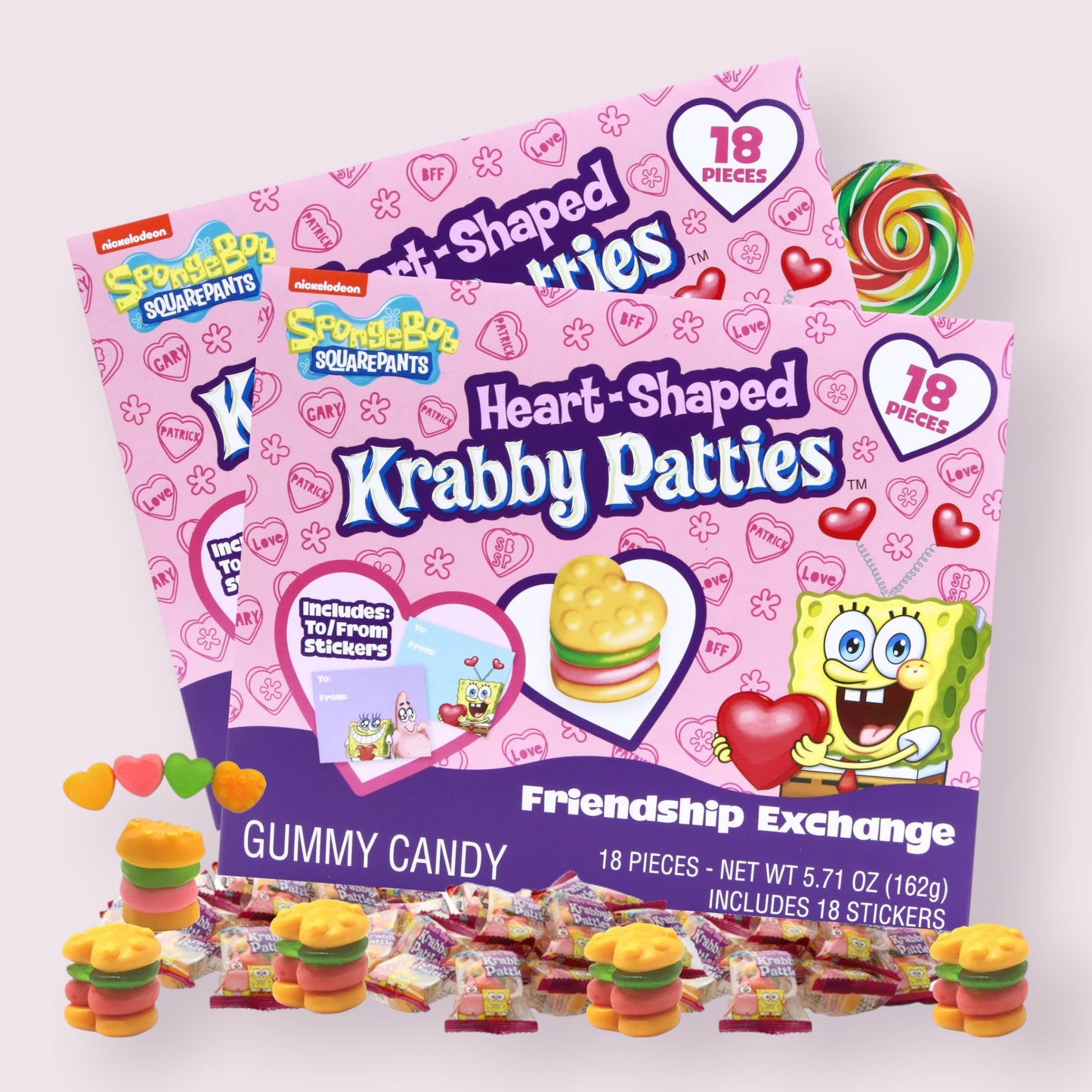 Heart Shape Krabby Patties Pixie Candy Shoppe