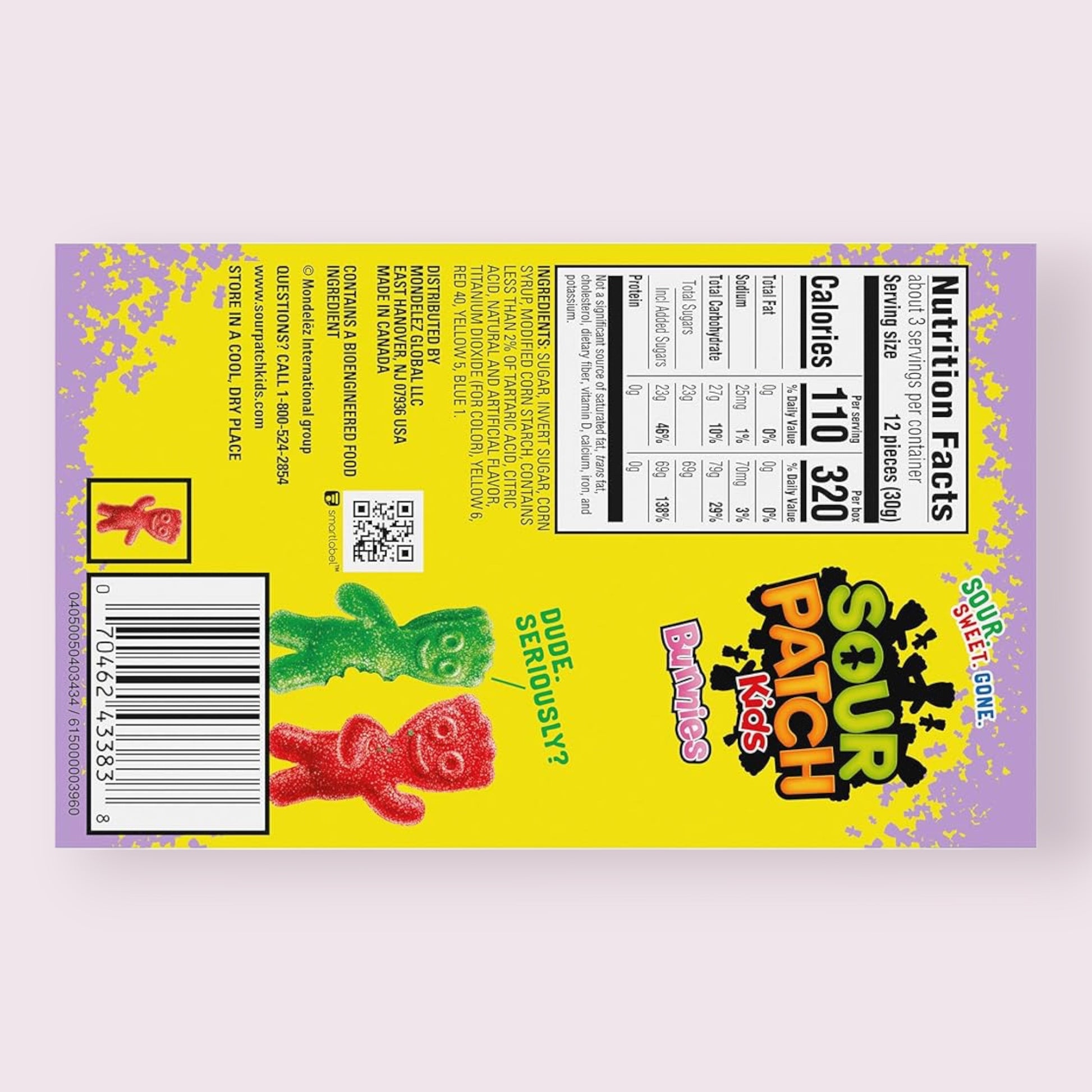 Sour Patch Kids Bunnies Theatre Size Pixie Candy Shoppe