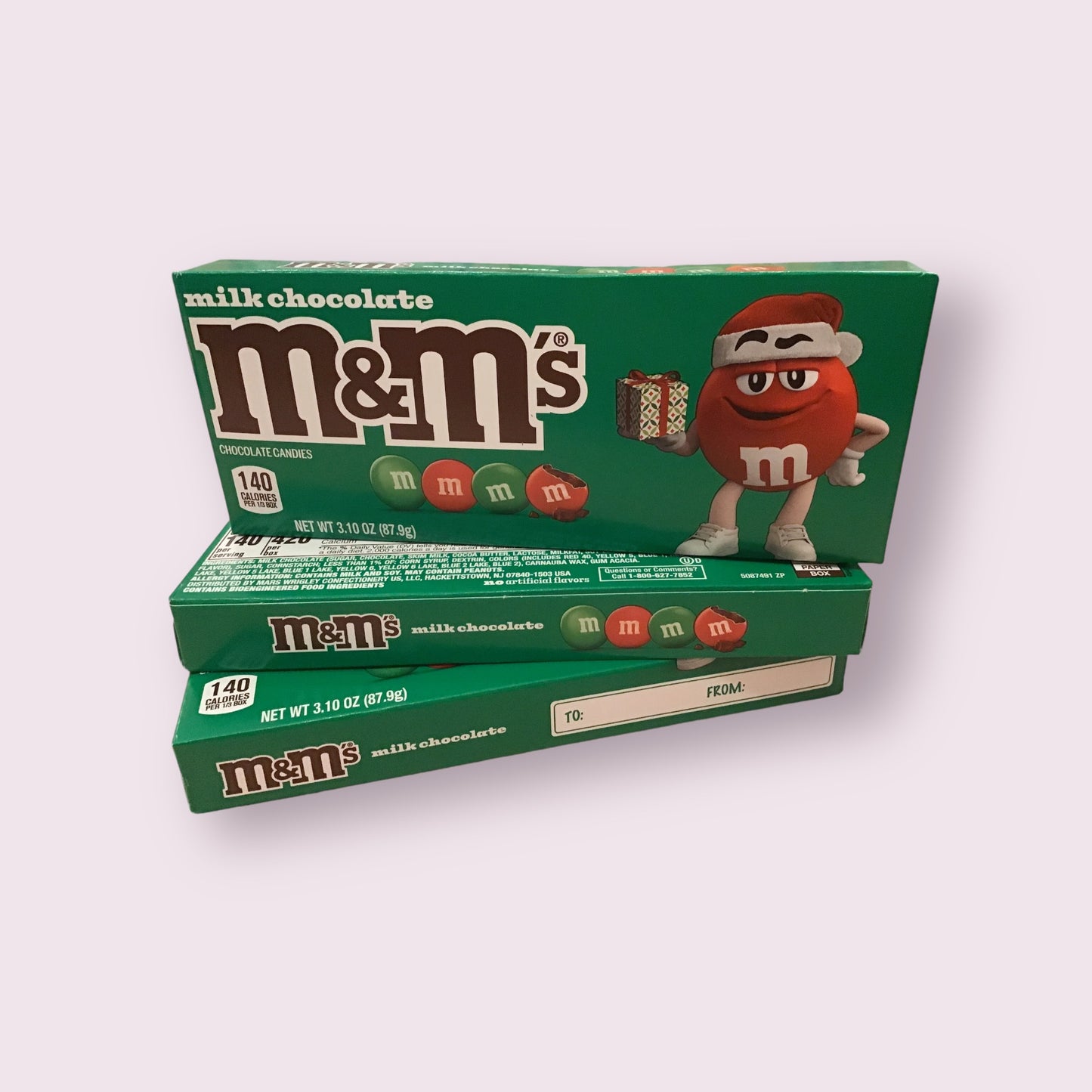 Christmas M&Ms Theatre Box  Pixie Candy Shoppe   