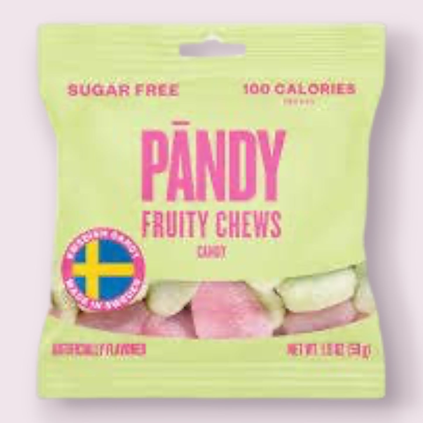 Pandy Fruit Chews Sugar Free Swedish Candy Bag L&F Universal Goods