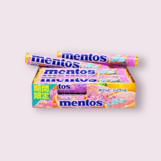 Mentos Pink Grapefruit (Japan)  Pixie Candy Shoppe   