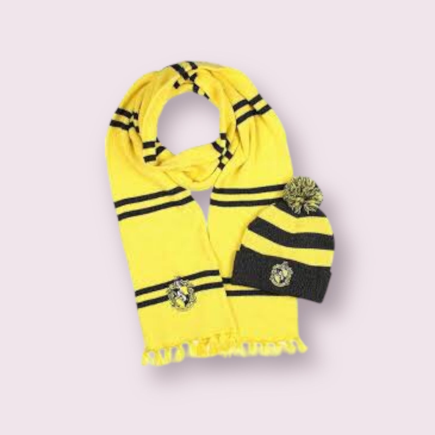 Harry Potter Beanie & Scarf Set Hufflepuff Pixie Candy Shoppe