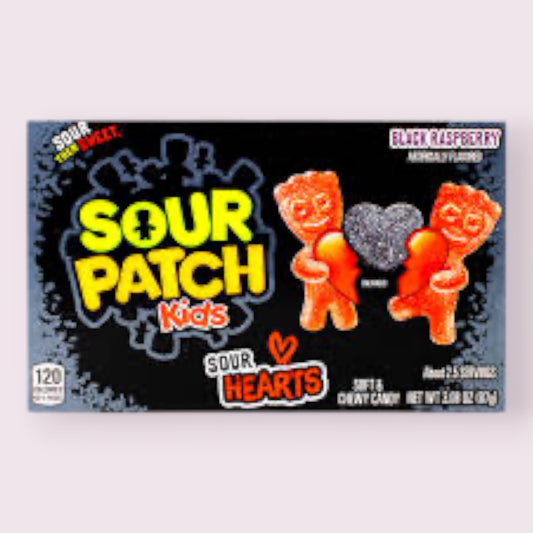 Sour Patch Kids Hearts (black berry)