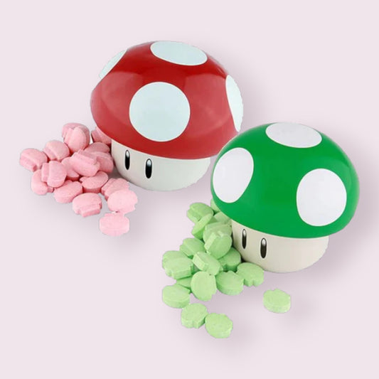 Super Mario Mushroom Sours Tin Tins Pixie Candy Shop   