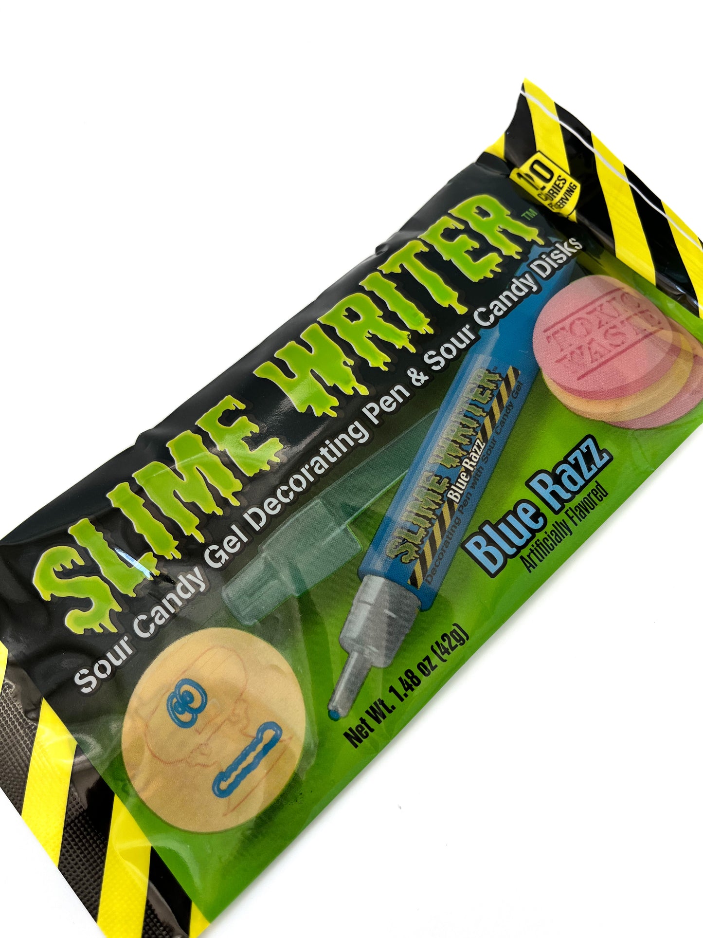 Toxic Waste Slime Writer Gel Pen & Sour Candy Disks