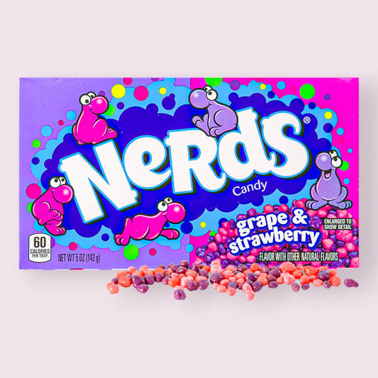 Wonka Nerds Grape & Strawberry Theatre Size  Pixie Candy Shoppe   