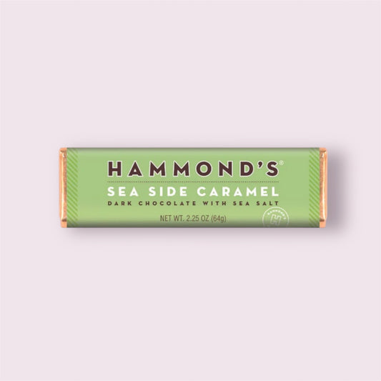Hammond’s Sea Side Caramel Dark Chocolate Bar Pixie Candy Shoppe