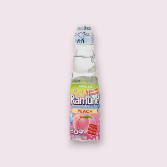 Ramune peach soft drink Pixie Candy Shoppe