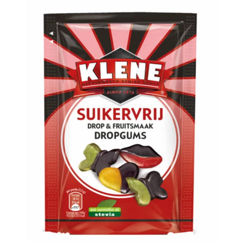 Klene Sugarfree Fruit and Licorice Gums (NED)