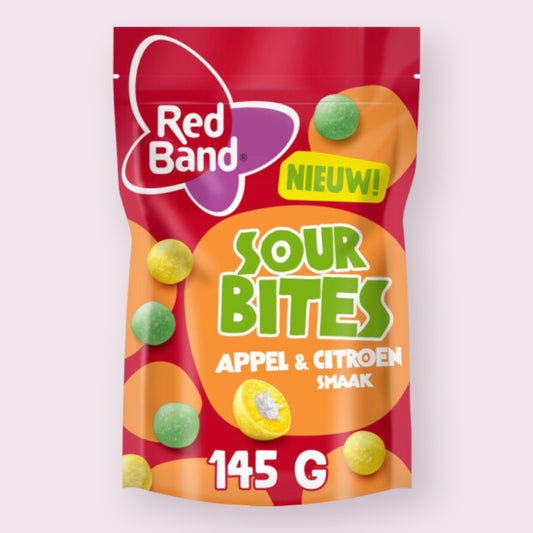Red Band Sour Bites Apple And Citron Bag  Pixie Candy Shoppe   
