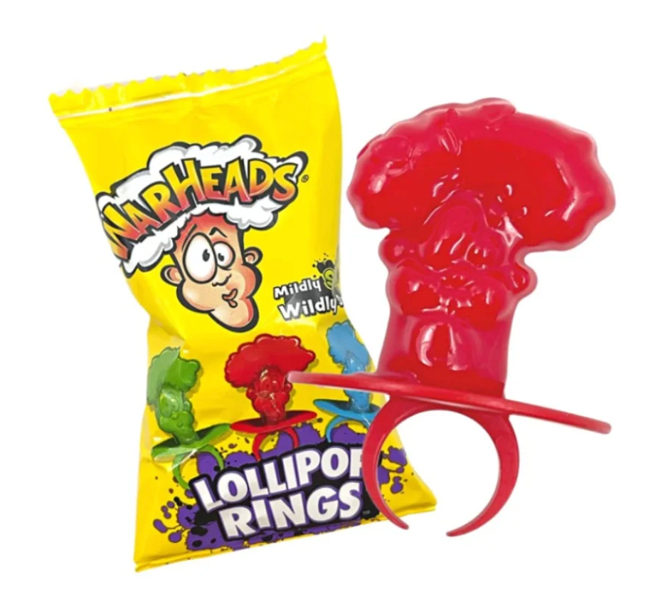 WarHeads Lollipop Rings