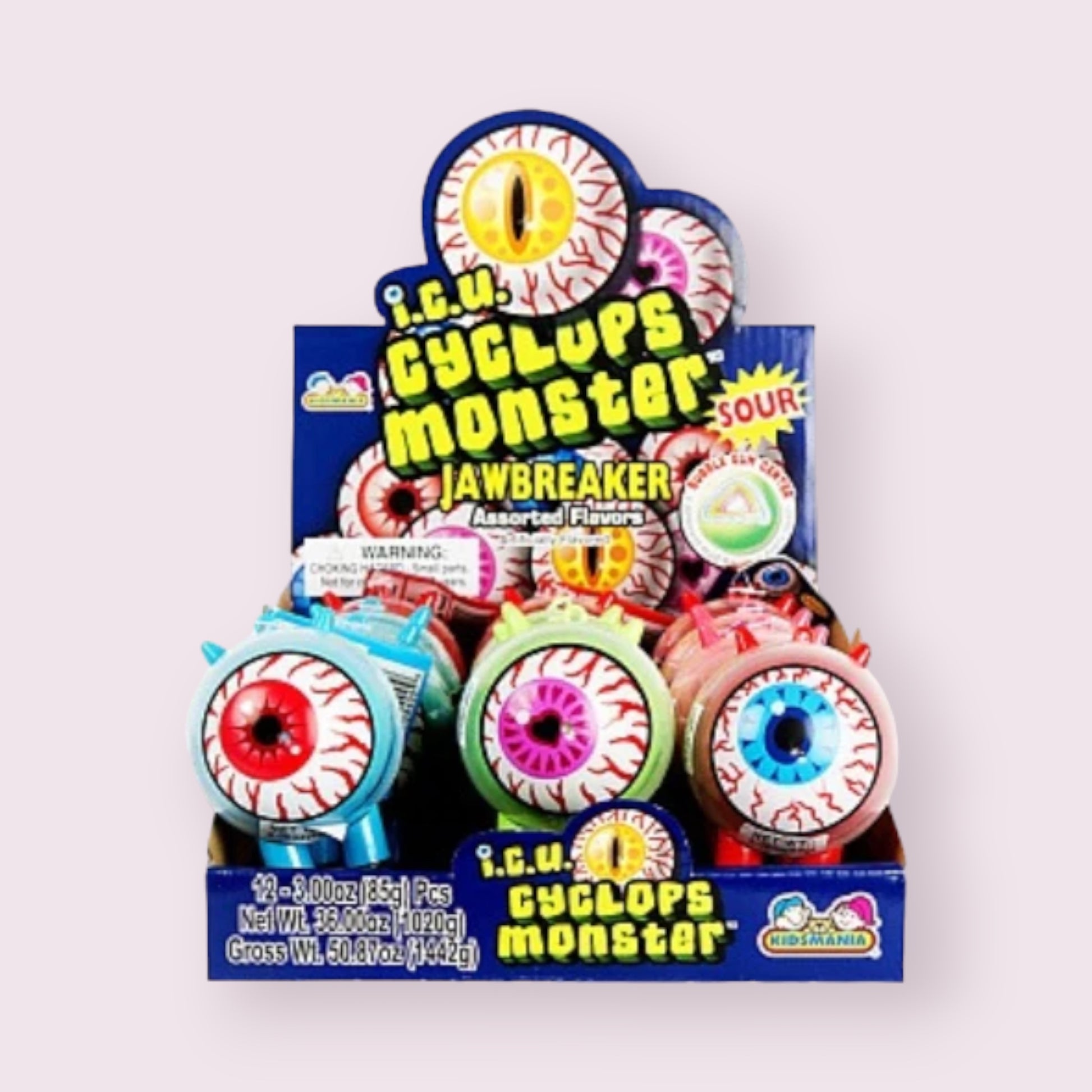 Kidsmania I.C.U. Cyclops Monster Jawbreaker  Pixie Candy Shoppe   