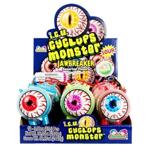 Kidsmania I.C.U. Cyclops Monster Jawbreaker  Pixie Candy Shoppe   