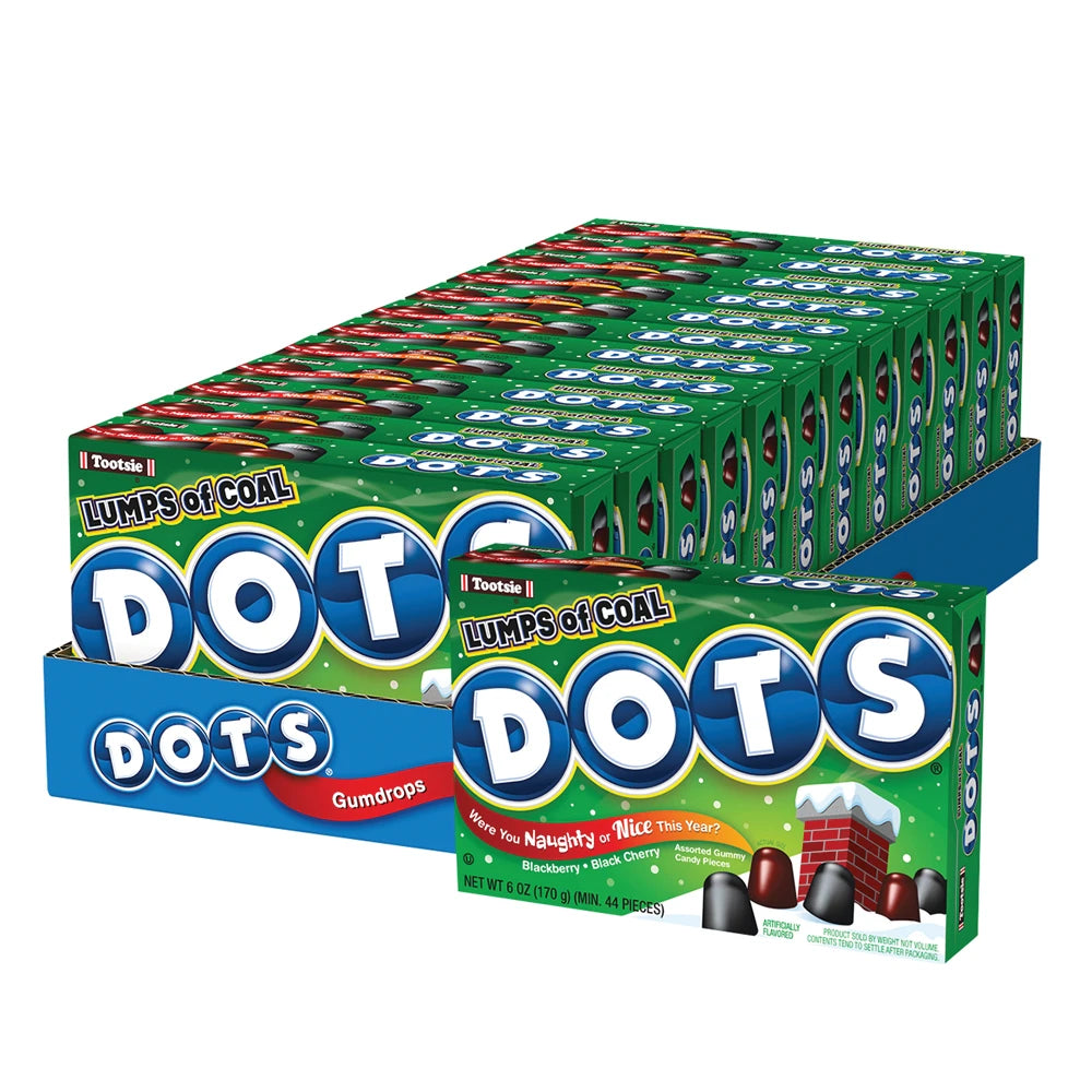 Tootsie Dots Lumps Of Coal Box Candy Pixie Candy Shoppe   