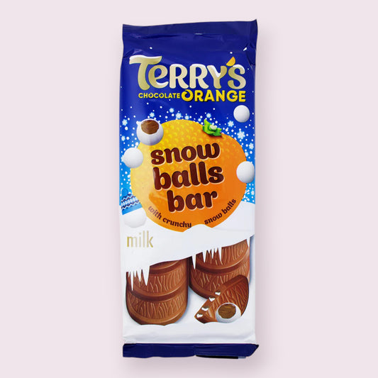 Terrys Chocolate Orange Snow Balls Bar Chocolate Pixie Candy Shoppe