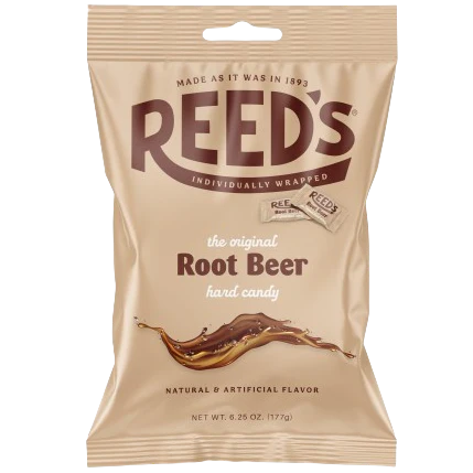 Reeds Root Beer Candy Bag  Pixie Candy Shoppe   