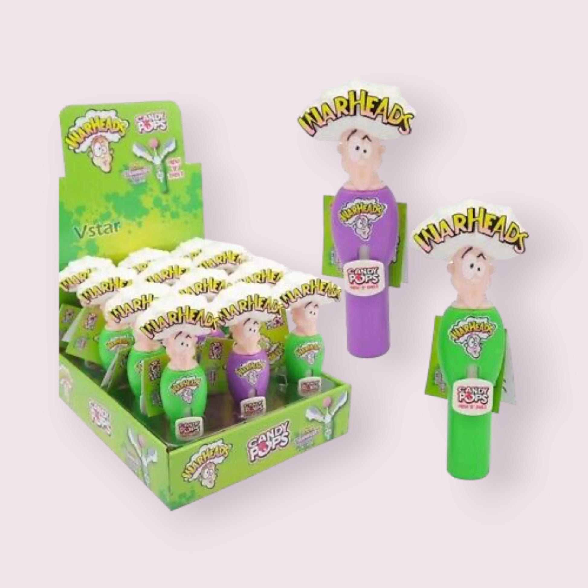 Warheads Candy Pops Push and Twist Pop  Pixie Candy Shoppe   