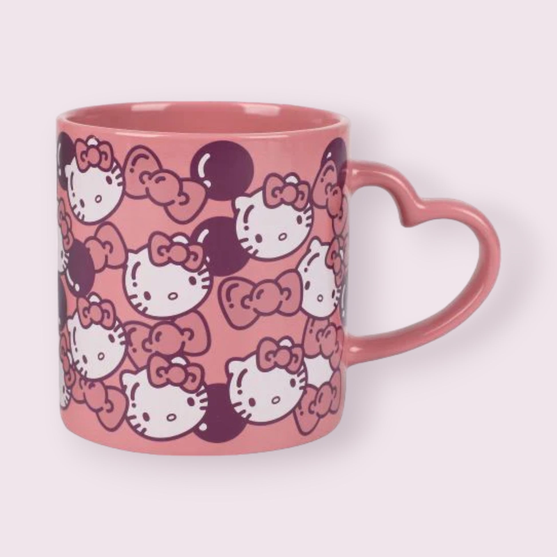 Hello Kitty Mug With Heart Handle  Pixie Candy Shoppe   