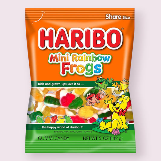 Haribo Mini Rainbow Frogs Bag  Pixie Candy Shoppe   