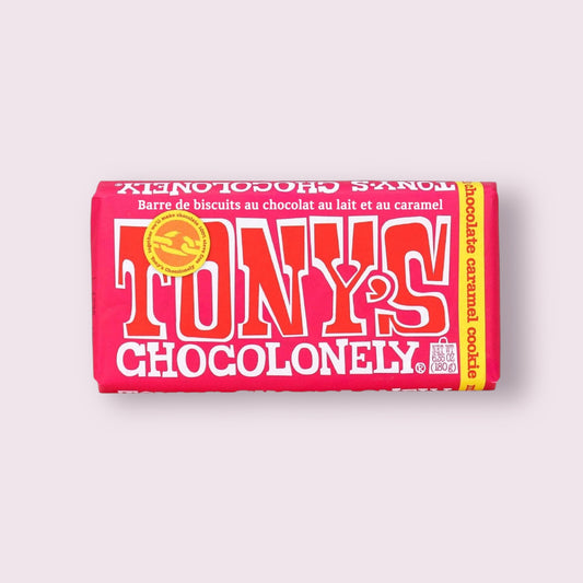 Tony’s Chocolonely Milk Caramel Cookie  Pixie Candy Shoppe   