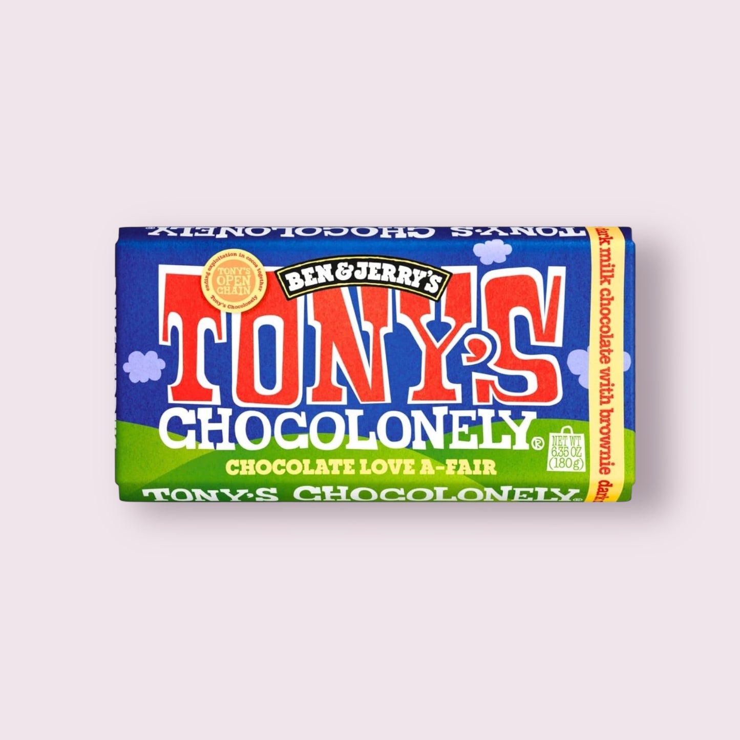 Tony’s Chocolonely Ben & Jerry’s Brownie  Pixie Candy Shoppe   