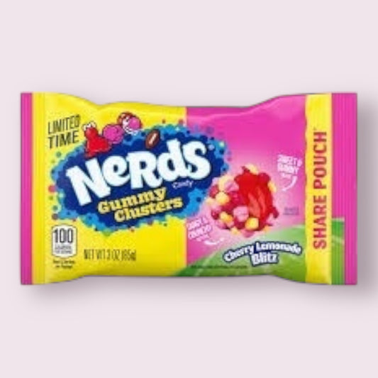Nerds Clusters Cherry Lemonade Blitz 3oz Pixie Candy Shoppe