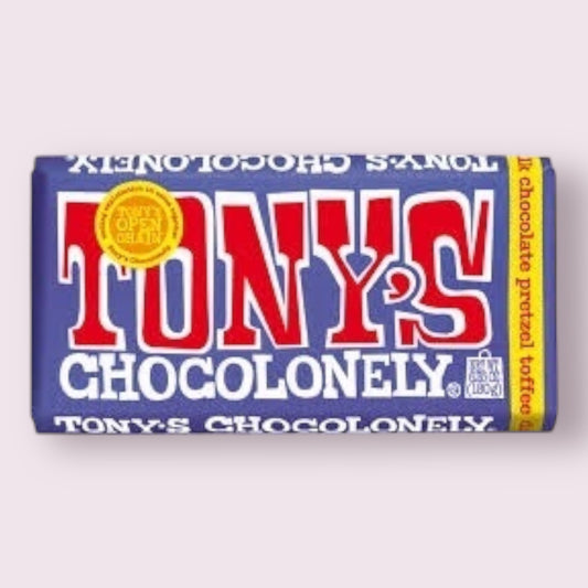 Tony’s Chocolonely Dark Milk Pretzel Toffee Pixie Candy Shoppe