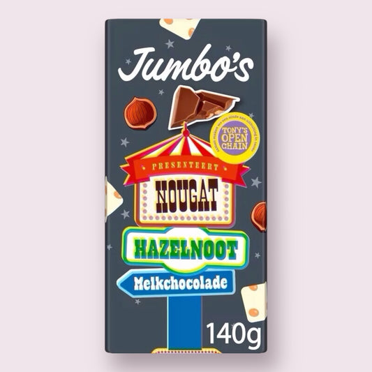 Jumbos Nougat Hazelnoot Melkchocolade Pixie Candy Shoppe
