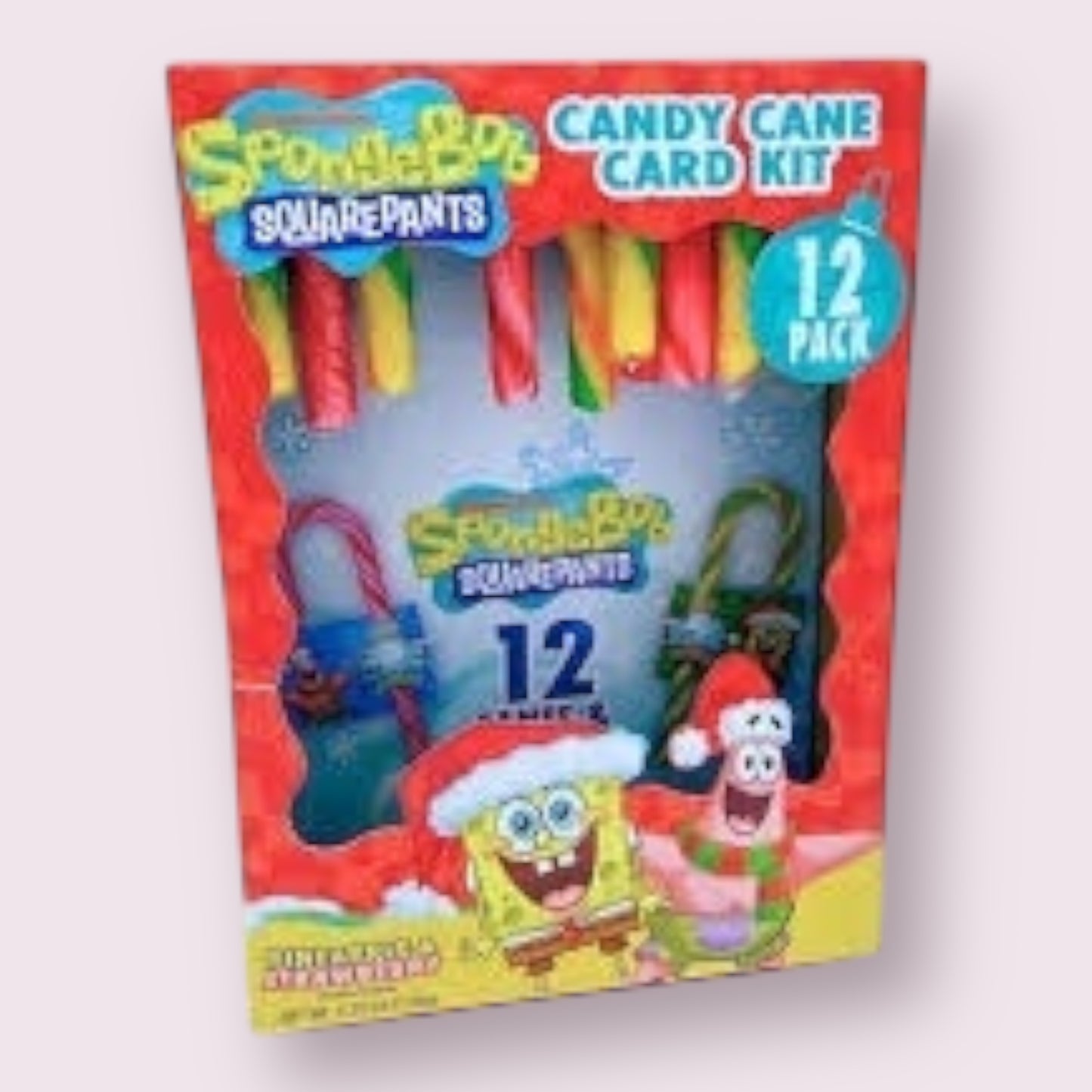 SpongeBob SquarePants Candy Cane Card Kit
