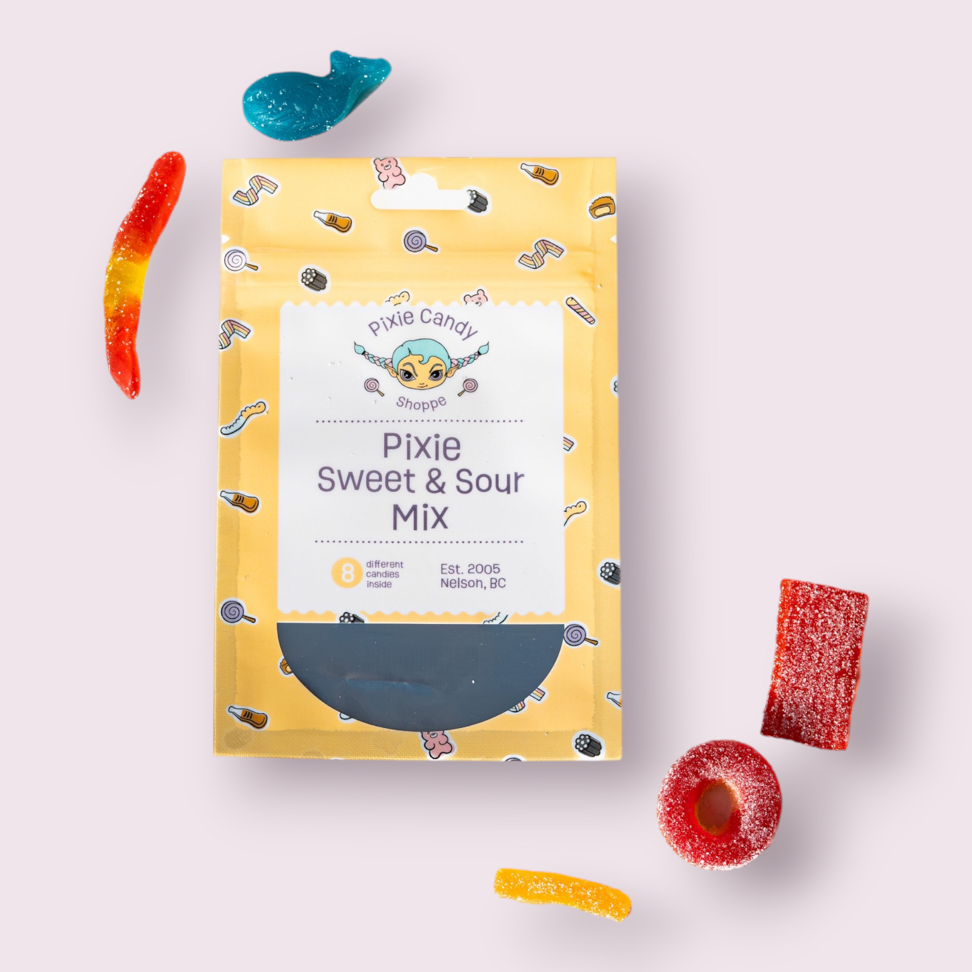 PIXIE GUMMY/SOUR MIX LARGE Gummies Pixie Candy Shoppe