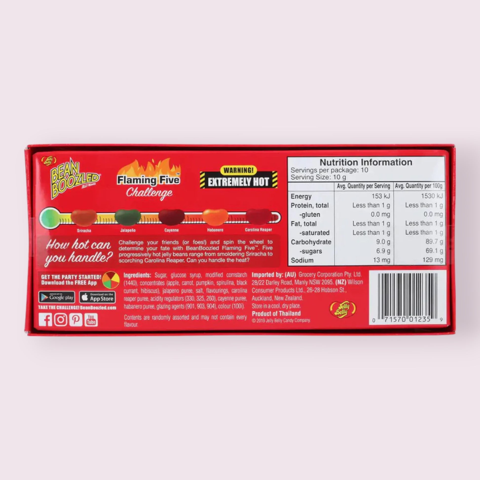 Bean Boozled Fiery Five Spinner Game  Pixie Candy Shoppe   
