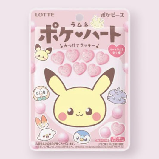 Lotte Pokémon Ramune Heart Candies  Pixie Candy Shoppe   