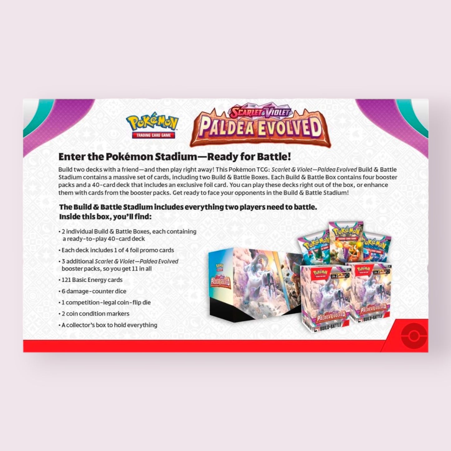 Pokémon Paldea Evolved Build and Battle Card Pack  Pixie Candy Shoppe   