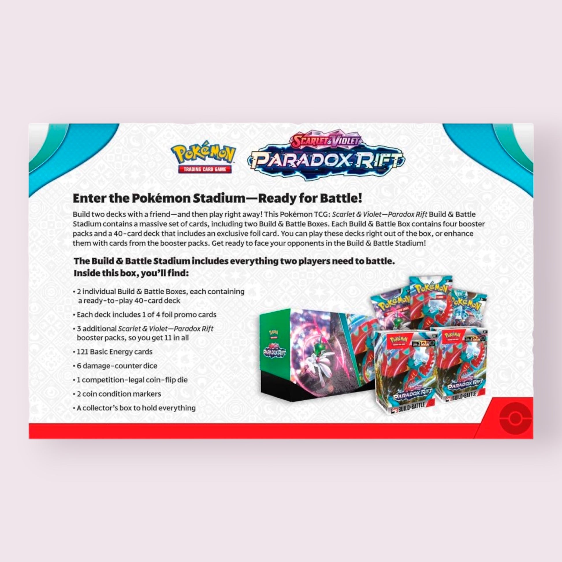 Pokémon Build & Battle Stadium Scarlet & Violet Paradox Rift  Pixie Candy Shoppe   
