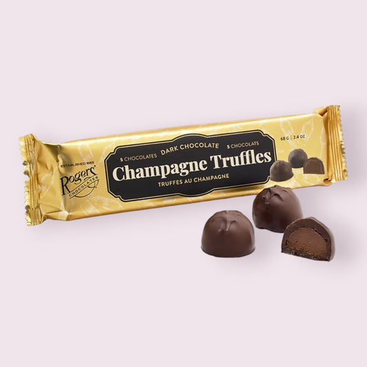 Roger’s Dark Chocolate Champagne Truffles Sleeve  Pixie Candy Shoppe   