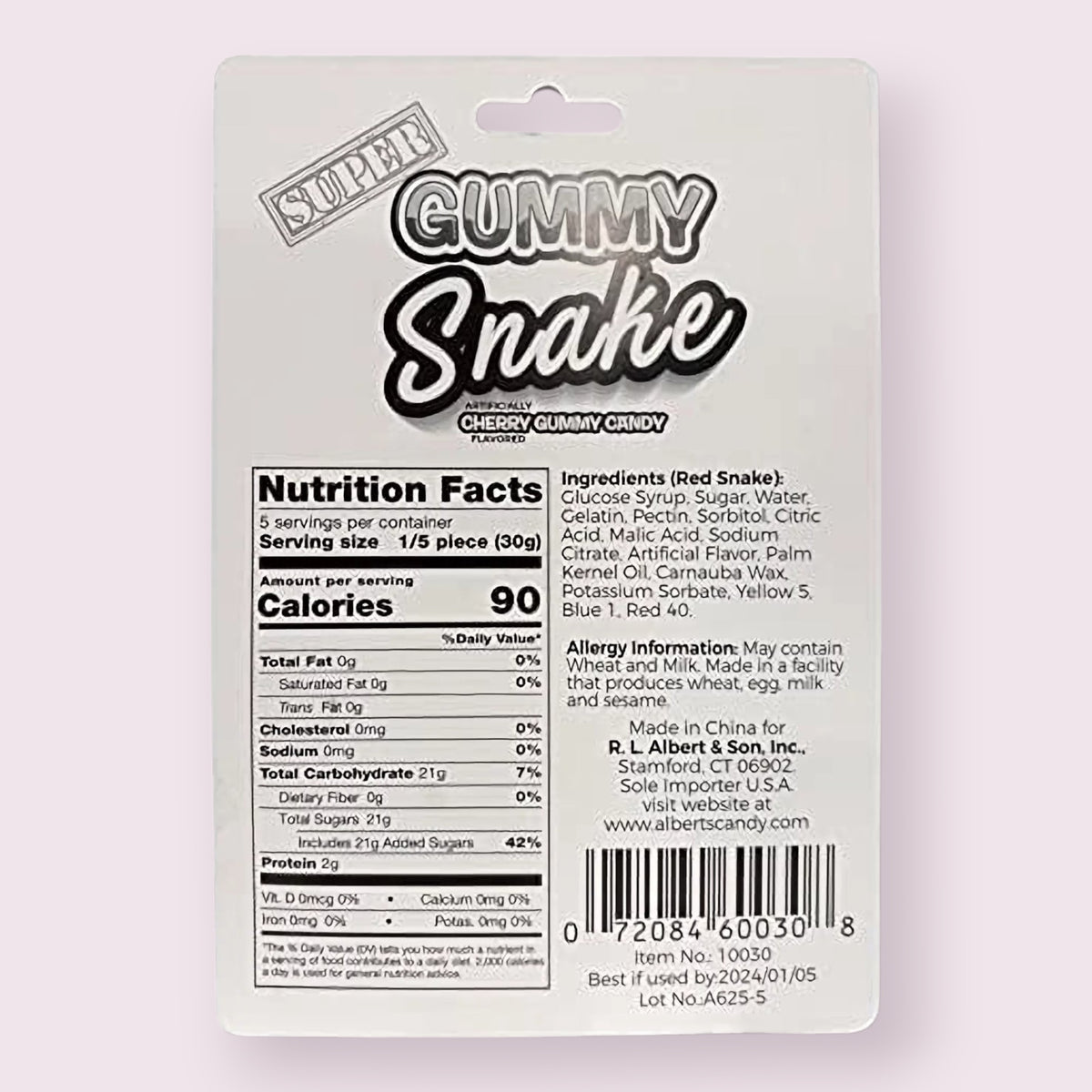 Super Gummy Snakes Pixie Candy Shoppe