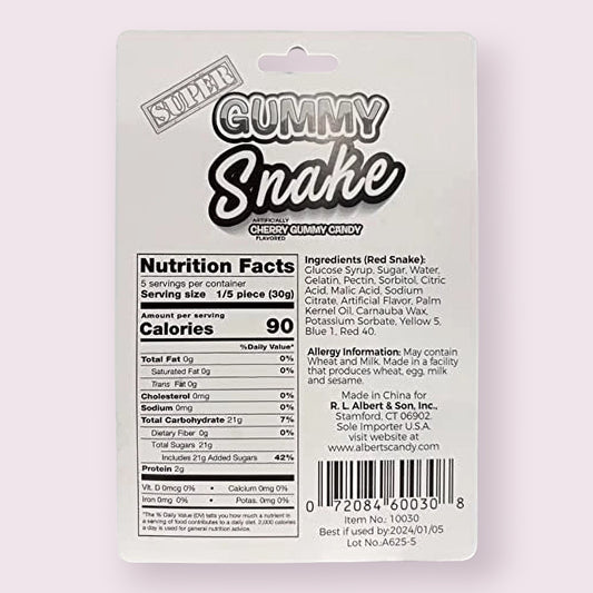 Super Gummy Snakes Pixie Candy Shoppe