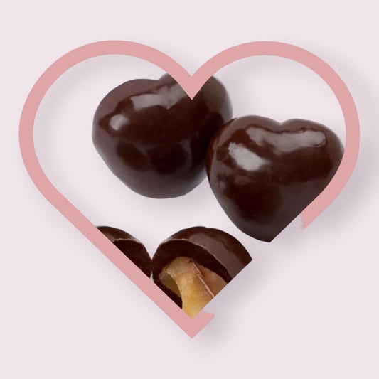 Marich Dark Chocolate Caramel Hearts  Pixie Candy Shoppe   