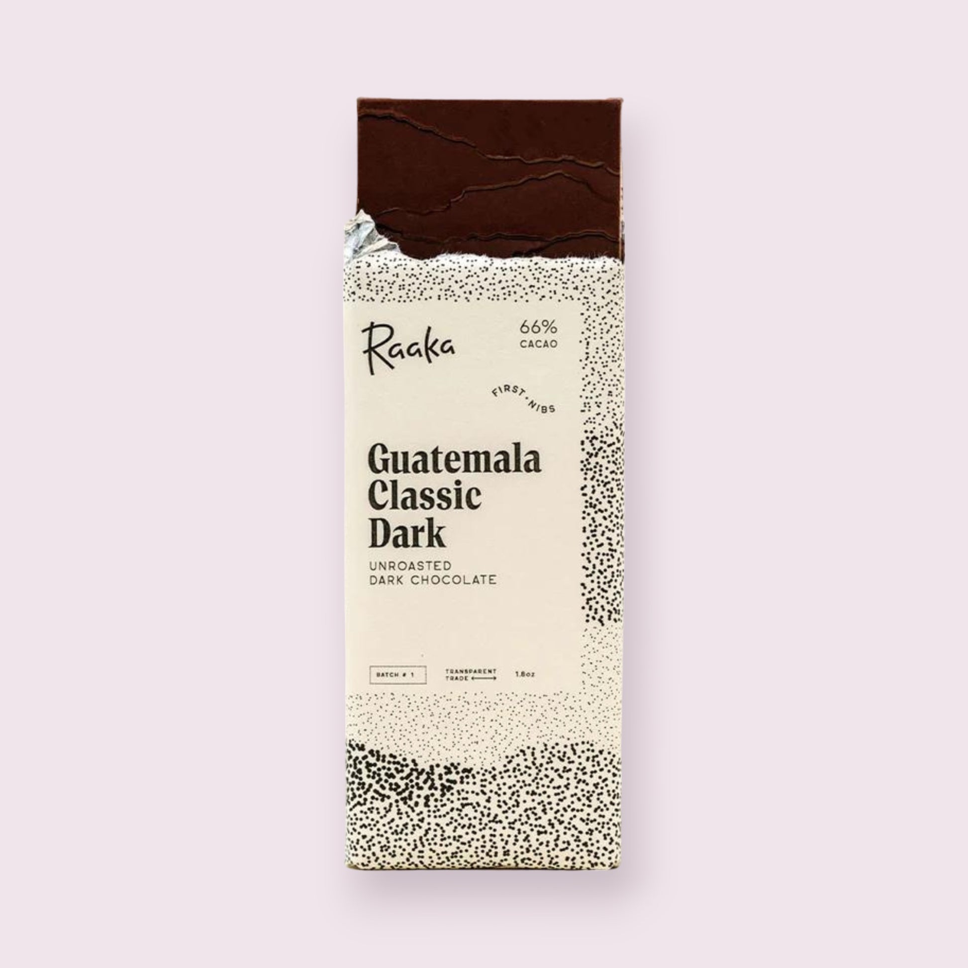 Raaka Guatemala Classic Dark Chocolate Bar  Pixie Candy Shoppe   