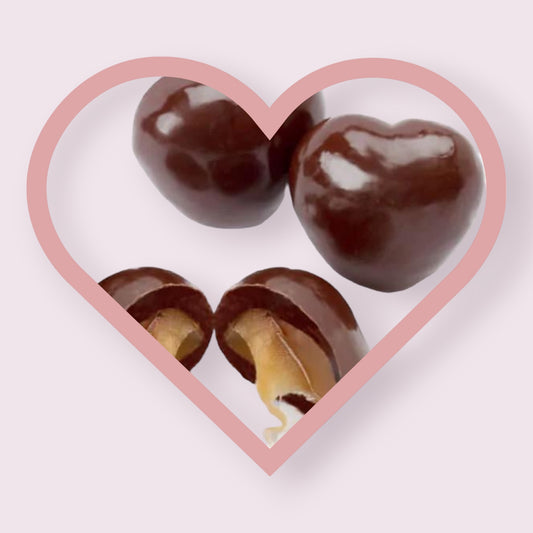 Marich Milk Chocolate Caramel Hearts  Pixie Candy Shoppe   