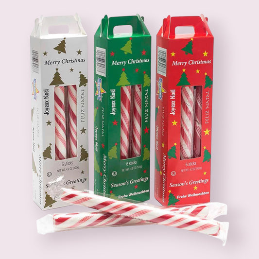 Atkinson’s Merry Christmas 6pc Candy Sticks Candy Pixie Candy Shoppe