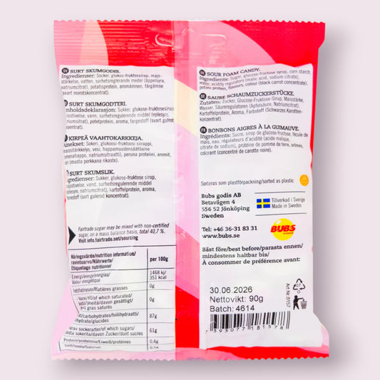 Bubs Goody Sour Ovals Strawberry & Vanilla Pixie Candy Shoppe