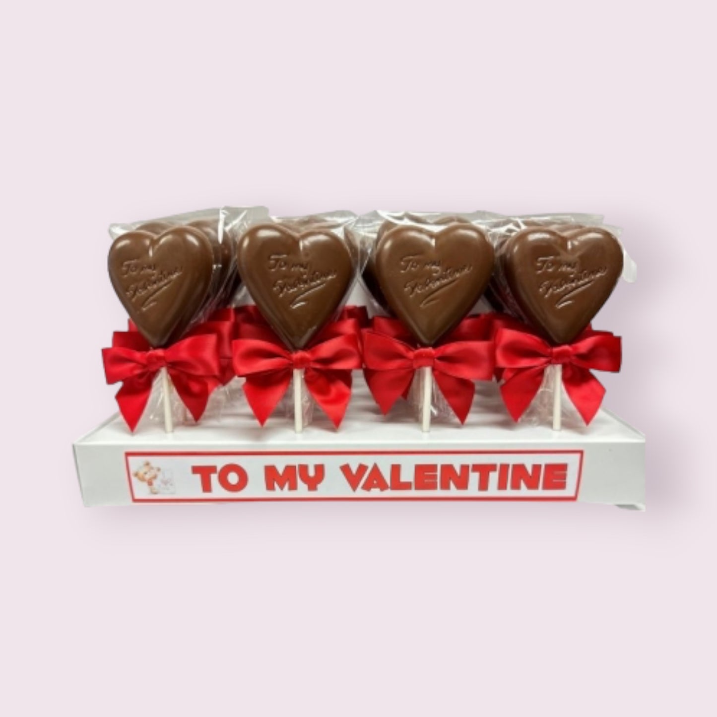 ‘To My Valentine’ Milk Chocolate Pop  Pixie Candy Shoppe   