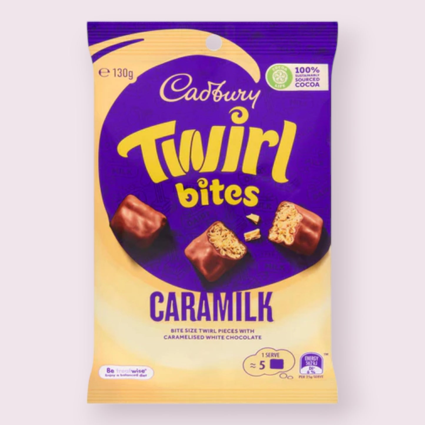 Cadbury Caramilk Twirl Bites UK Pixie Candy Shoppe
