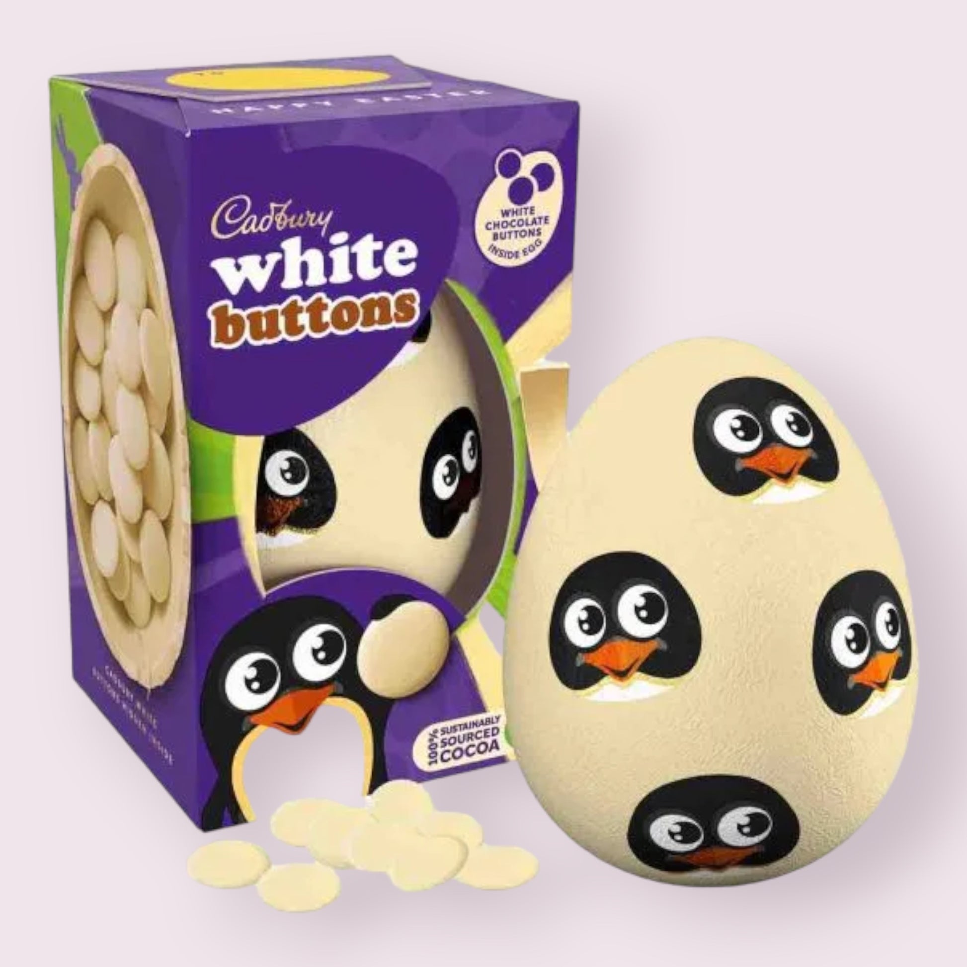 Cadbury White Buttons Egg  Pixie Candy Shoppe   